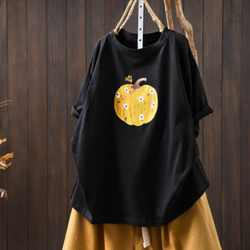 100％綿.半袖tシャツ｜オーバーサイズ｜着痩せ効果｜カジュアル上着 5枚目の画像