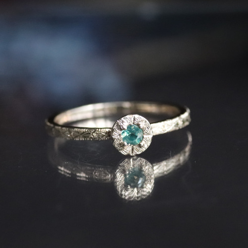 天然石リング　アレキサンドライト Diamond Pt900ダイヤ アレキサンドライトリング (NO.47897-B