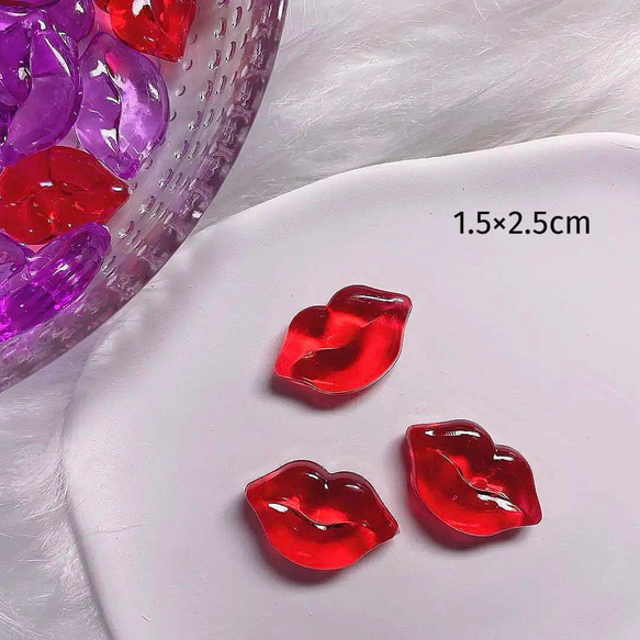 No1-4ネイルパーツ☆パールリップ☆キスマーク No1-4ネイルパーツ