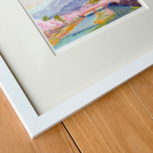 中川力　絵　ばら　額縁付き 中川力「ばら」油絵・F0号 絵画買取・販売の小竹美術