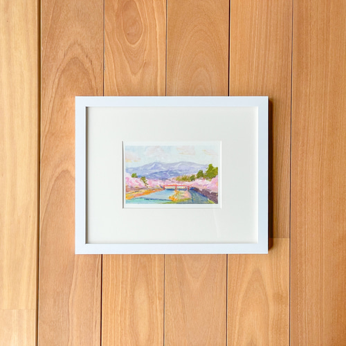 ❤️美品❤️リャド　絵画　静かなる水面　額付き ❤️美品❤️リャド 絵画 静かなる水面 額付き ❤️美品