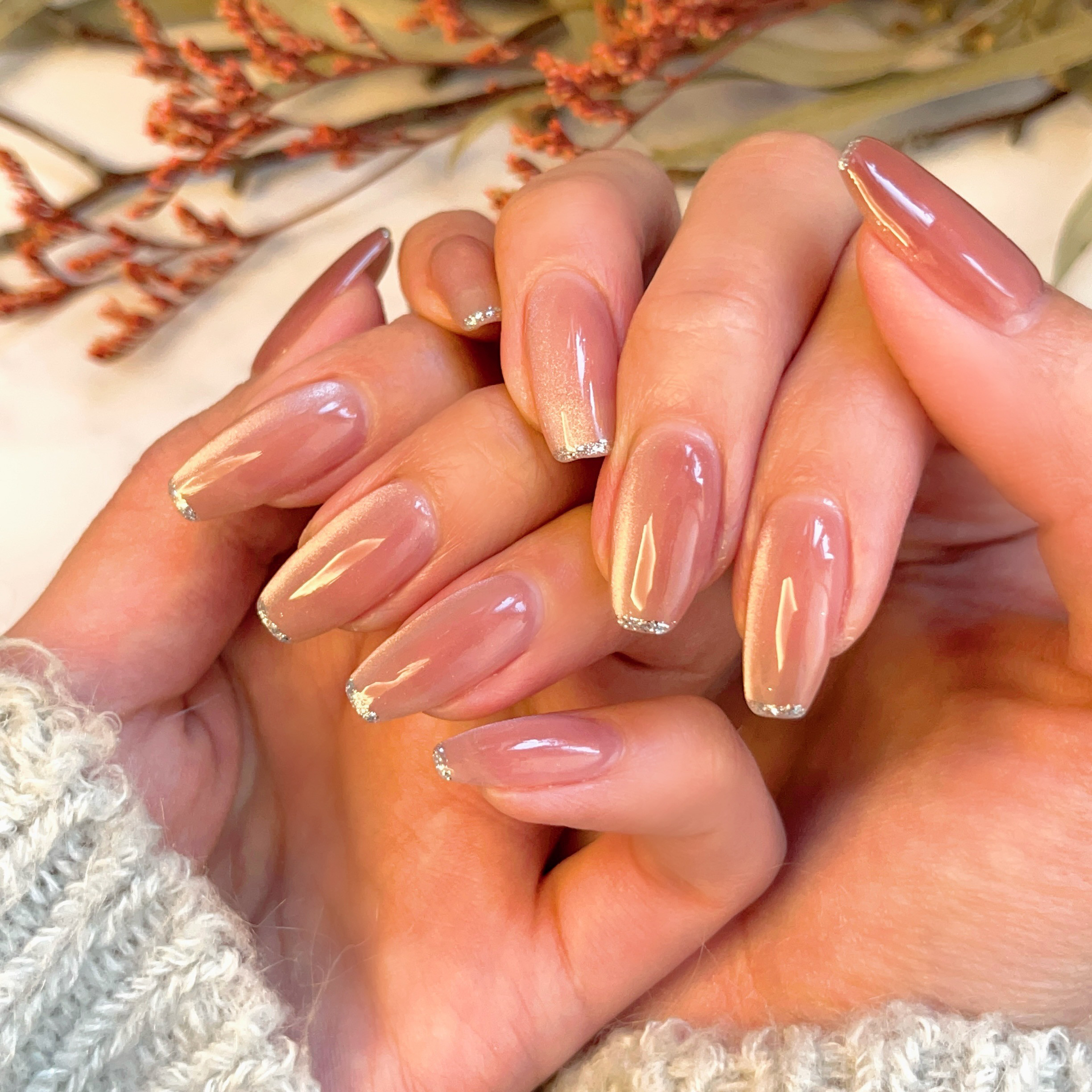 マグネットネイル　ゴールドライン　♡カラー変更0円♡ マグネットネイル ゴールドライン ネイルチップ（つけ爪） nail