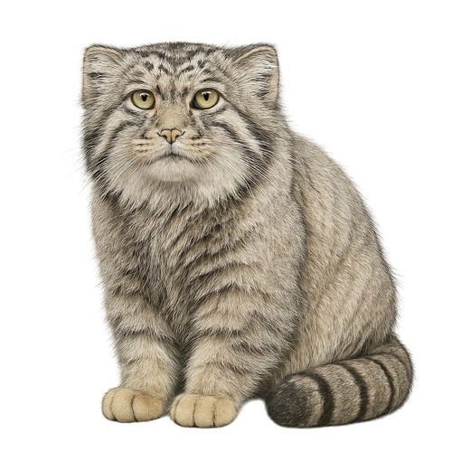 ドライ Tシャツ マヌルネコ アニマル 猫 ネコ グッズ 珍獣 イラスト