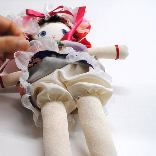 文化人形風 紫のドレス 26センチ その他人形 すずきまみ 通販