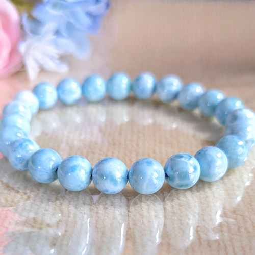 ✿天然美品【厳選】極上ラリマー〘カリブ海の宝石〙8mm