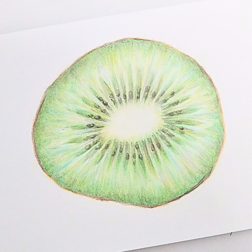 油彩画　キウイの静物 油彩画 キウイの静物 油彩）キウイの静物 | Yui-Fujita-gallery