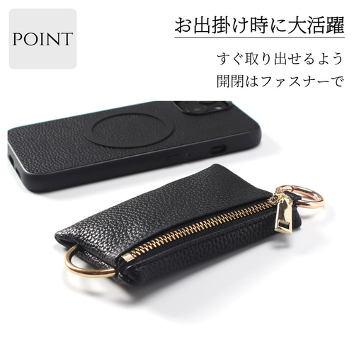 Goospery iPhone 11 ケース 背面 カード 収納 マグネット式 iPhone11