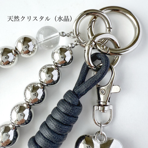 n.♡ページです♪天然石ストラップ、ペンダント、バッグチャーム パワーストーン 天然石 誕生石 バッグチャーム チェーン