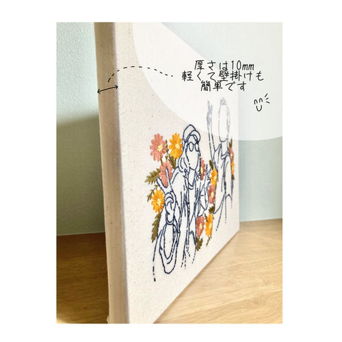 にがおえ刺繍ボード【花刺繍：カタバミ】 その他アート nukukko 通販