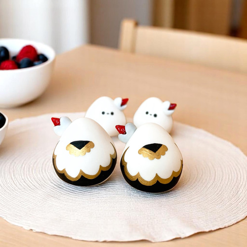 苺大福シマエナガ その他置物 つぶ屋 通販 19338456｜Creema(クリーマ)