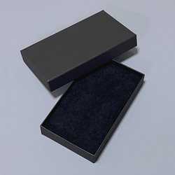 貼り箱 ギフトボックス ロングピアス　スポンジいり　120×70×20mm（黒・白）クリックポスト　B314, B315 5枚目の画像