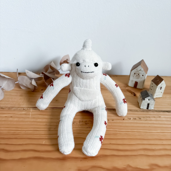 ソックモンキー キーホルダー ぬいぐるみ ストラップ ソックスモンキー 〖キーホルダーM size〗 1枚目の画像