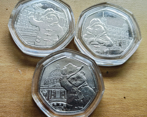 パディントン 公式UKコイン セット イギリス 英国 コイン 4種類セット くま の パディントン