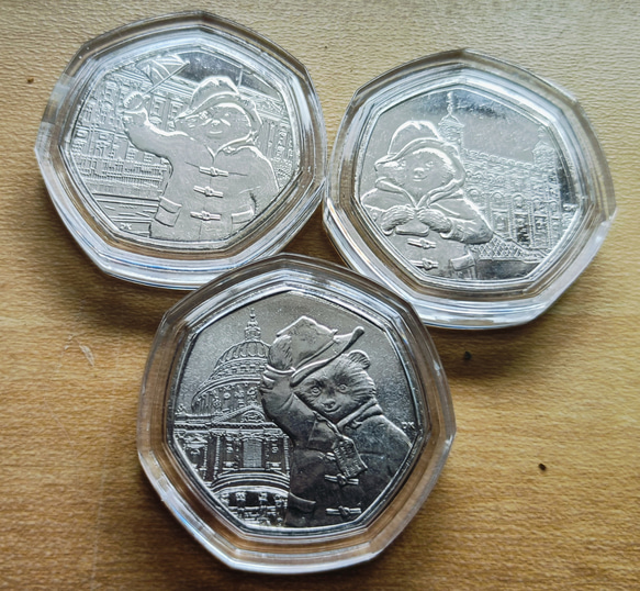 パディントン 公式UKコイン セット イギリス 英国 コイン 3種類セット くま の パディントン