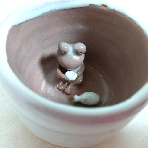 カエルのぐい呑み 一人酒 酒器 カエル 徳利 おちょこ おちょこ・ぐい呑