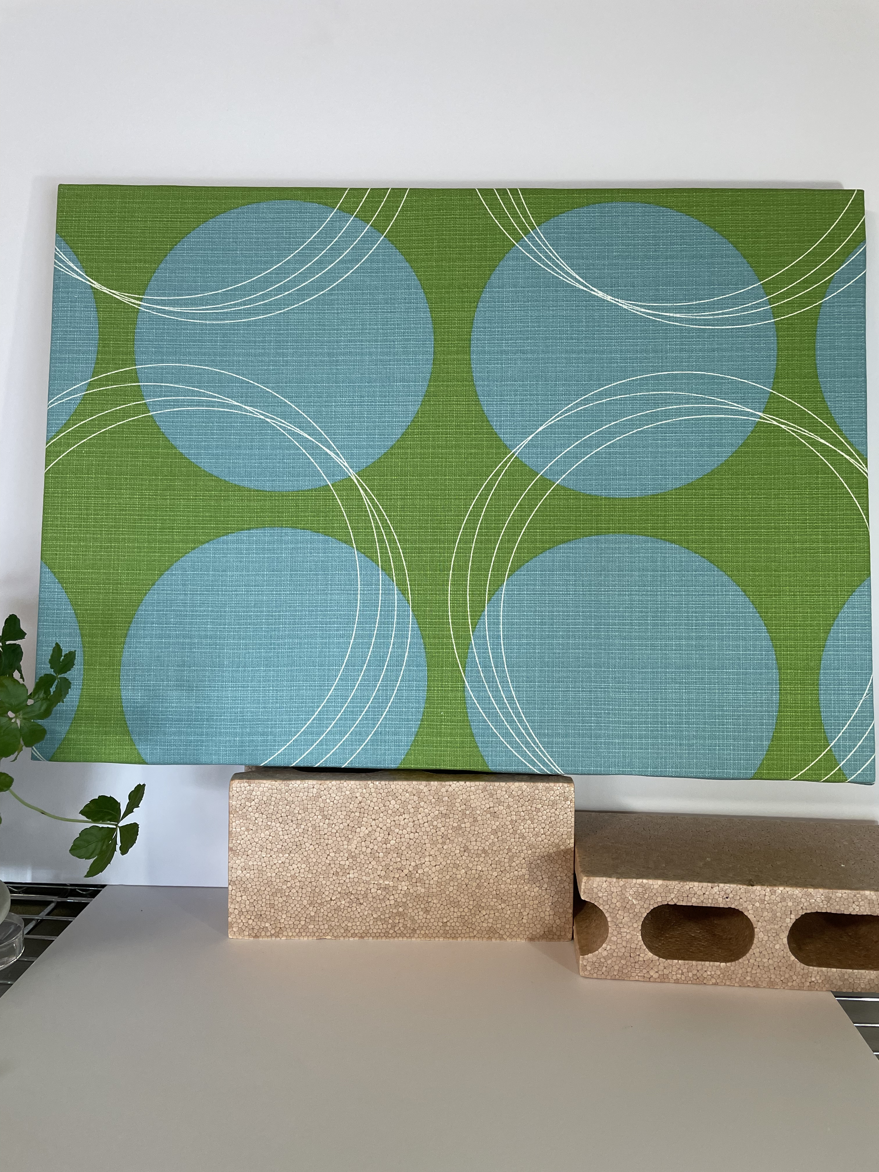 《B3版》ラウンド　地球からの想像ファブリックパネル