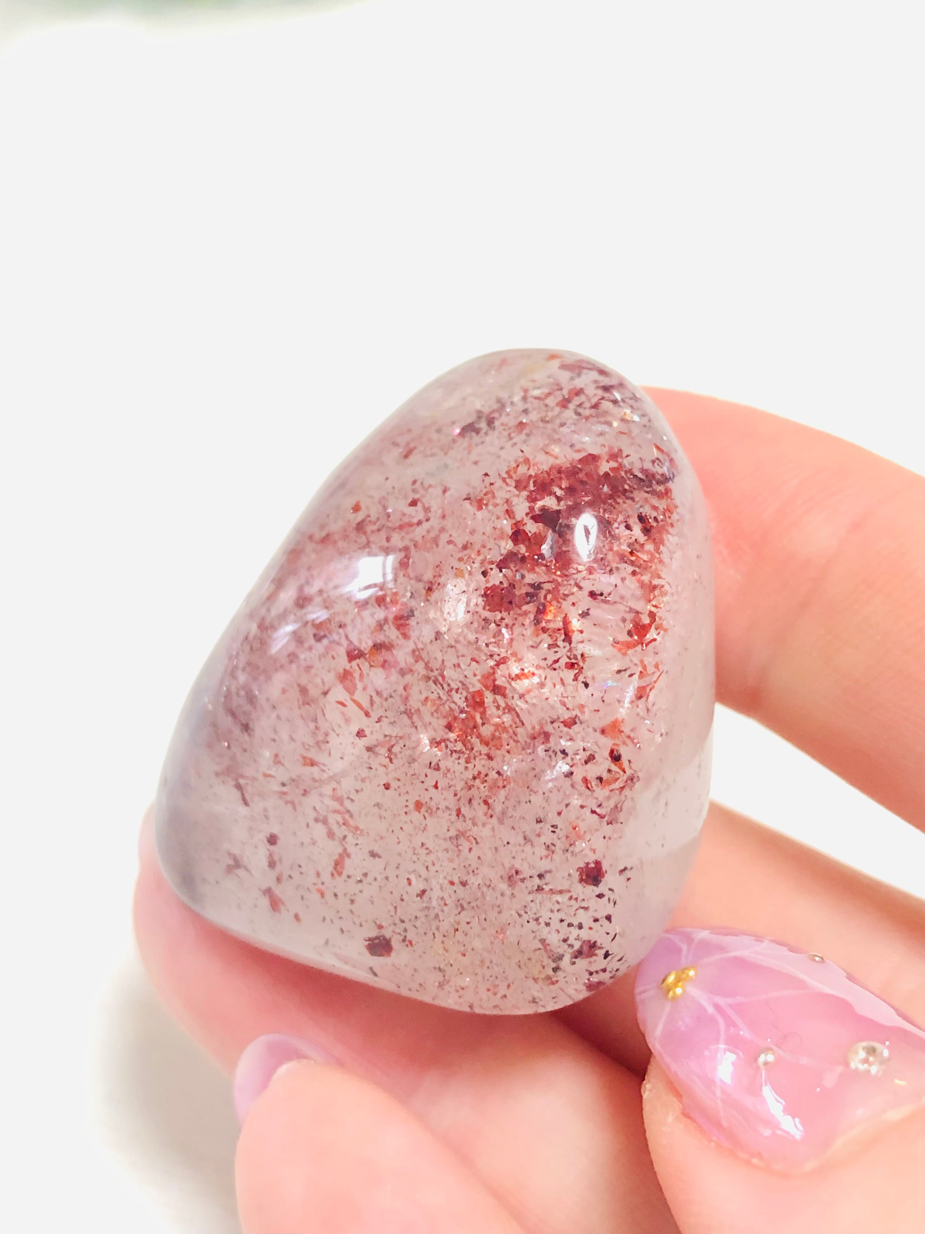 ファイアークォーツ（レピドクロサイトインクォーツ）のタンブル②