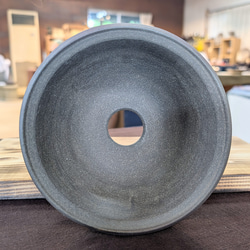 【植木鉢】◆テレビチャンピオン陶芸王が作る器・炭化窯変裂罅紋様鉢(たんかようへんれっかもんようばち) 3枚目の画像