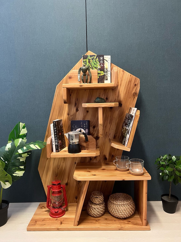 杉のブックシェルフ 送料無料】 ブックシェルフ 本棚 単行本 文庫本 杉