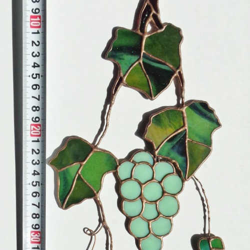 ステンドグラス壁飾り 葡萄 マスカット その他インテリア雑貨