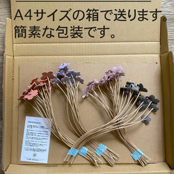 レザーフラワー #4 秋に咲いていそうな花　60枚 5枚目の画像