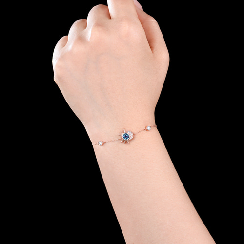 6月の誕生石カラーチェンジアレキサンドライトブレスレットサンムーン