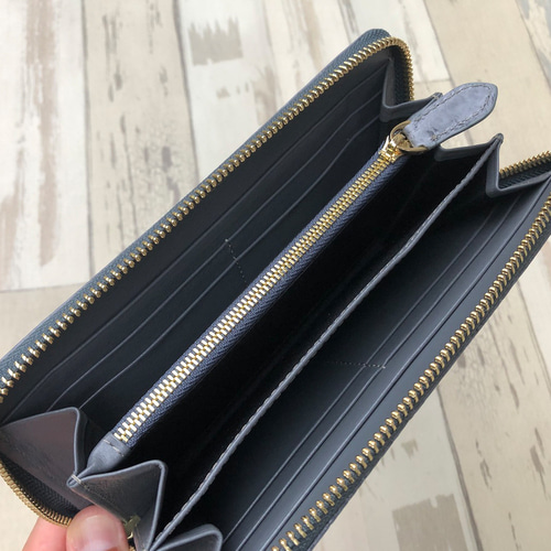 クロコダイル 財布 グレー No1402 シャイニングクロコ レディース