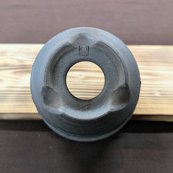 【植木鉢】◆テレビチャンピオン陶芸王が作る器・炭化窯変裂罅紋様鉢(たんかようへんれっかもんようばち) 4枚目の画像