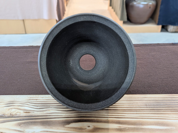 【植木鉢】◆テレビチャンピオン陶芸王が作る器・炭化窯変裂罅紋様鉢(たんかようへんれっかもんようばち) 3枚目の画像