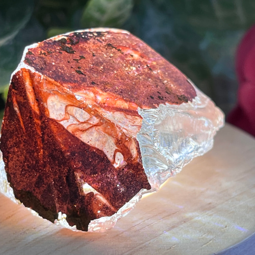 ゴイアス州産✨ レッド レムリアンシードクリスタル 原石 水晶