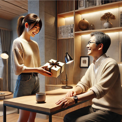 冬限定2025 父の日ギフトに｜木製カメラ型フォトフレーム｜名入れ・写真セット対応 5枚目の画像