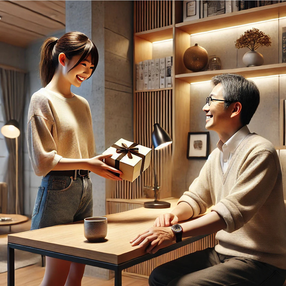 冬限定2025 父の日ギフトに｜木製カメラ型フォトフレーム｜名入れ・写真セット対応 5枚目の画像