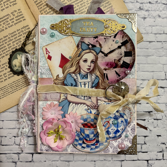 不思議の国のアリス 紙モノ大量セット まとめ売り おすそ分けファイル コラージュ 不思議の国のアリス 紙モノ大量セット まとめ売り おすそ分け