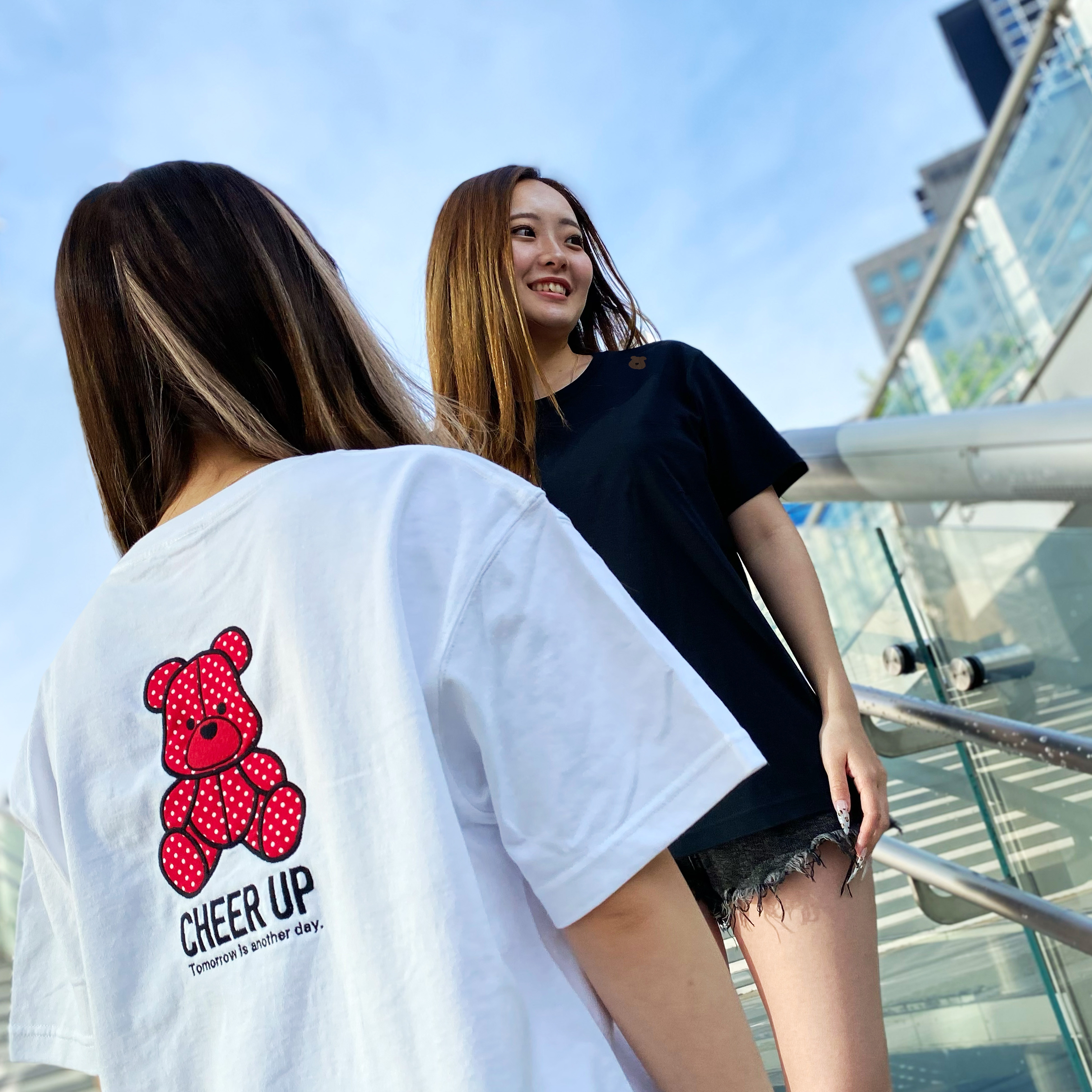 刺繍☆T-shirt／LOVE ♡ BEAR 7.1oz