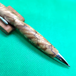 栃の木軸ボールペン 5枚目の画像