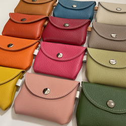 牛革の小銭入れ♪SDカードや鍵入れにも♪ 2枚目の画像