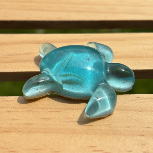 海を感じるホヌ レジンアート 海のかけら サンゴ砂 ヒトデ ウミガメ