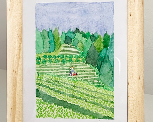 茶畑 絵画 haruna.illustration 通販 19341343｜Creema(クリーマ)