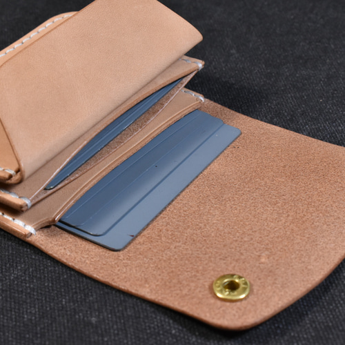 タイニートラッカーウォレット 栃木レザーナチュラル 手縫い その他