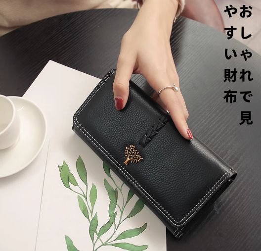 2025年新型本革二つ折りレディース革財布折りたたみ牛革財布長財布
