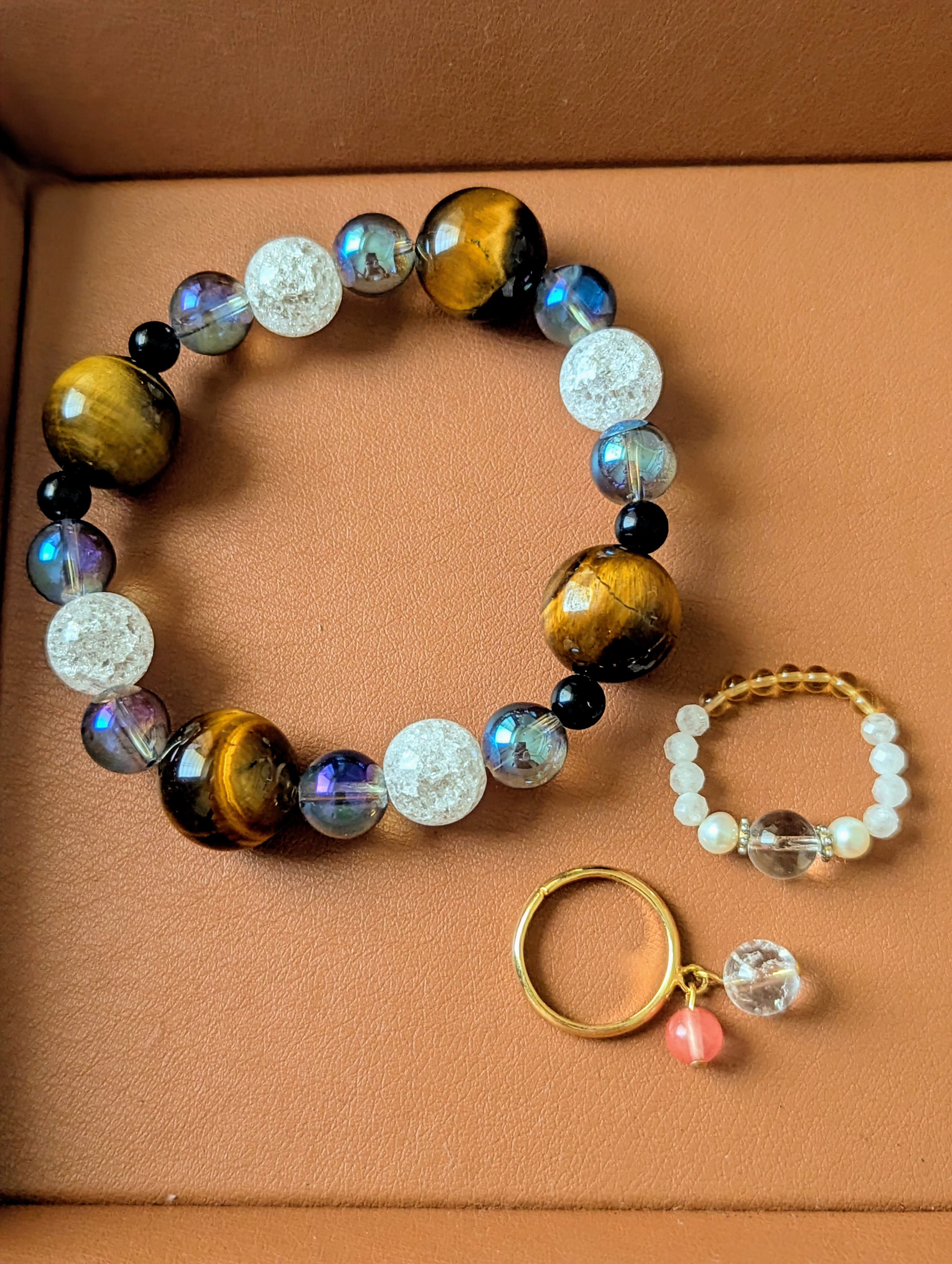 タイガーアイのブレスレット　17〜17.5cm