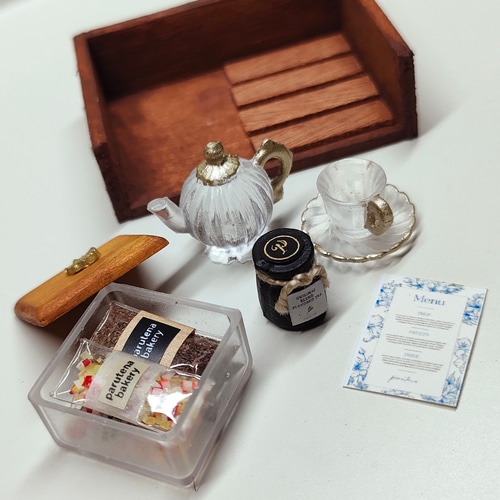 ミニチュア 紅茶セット その他置物 parutena 通販 19341428｜Creema