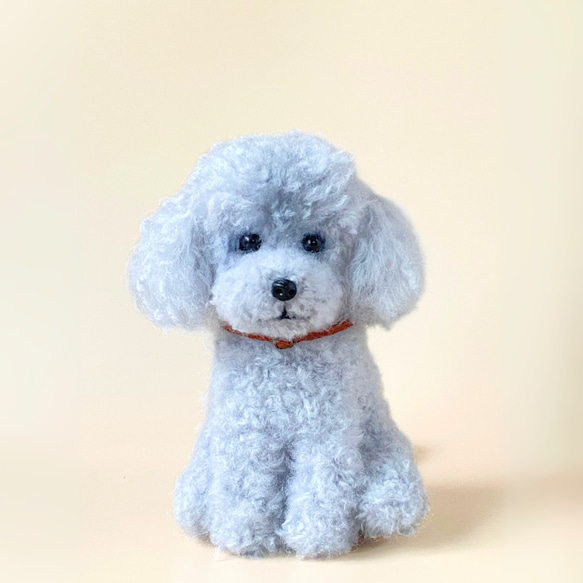 信頼も高い いつでもいっしょ♪ 犬の ふわふわシルバートイプードル ぬいぐるみ