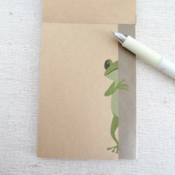 【メモ帳】カエルのメモ帳【２冊セット】 5枚目の画像