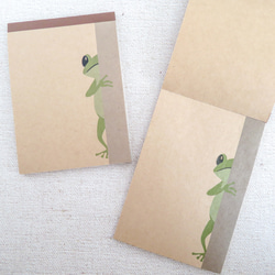 【メモ帳】カエルのメモ帳【２冊セット】 4枚目の画像