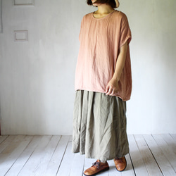 【夏の福袋】花日和カラー2枚セット square tops 香涼  草木染め 13枚目の画像