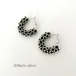 エレガント×クラシカル　フープピアス(アレルギー対応サージカルステンレス製) 7枚目の画像