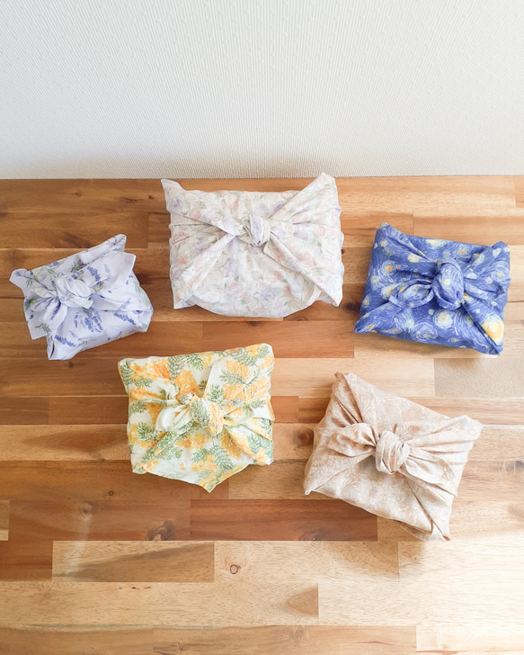 ランチクロス〖 large 〗弁当包み 大判 ハンカチ スカーフ 風呂敷 ラッピング資材 2枚目の画像