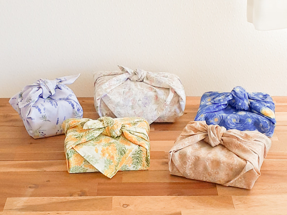 ランチクロス〖 large 〗弁当包み 大判 ハンカチ スカーフ 風呂敷 ラッピング資材 1枚目の画像