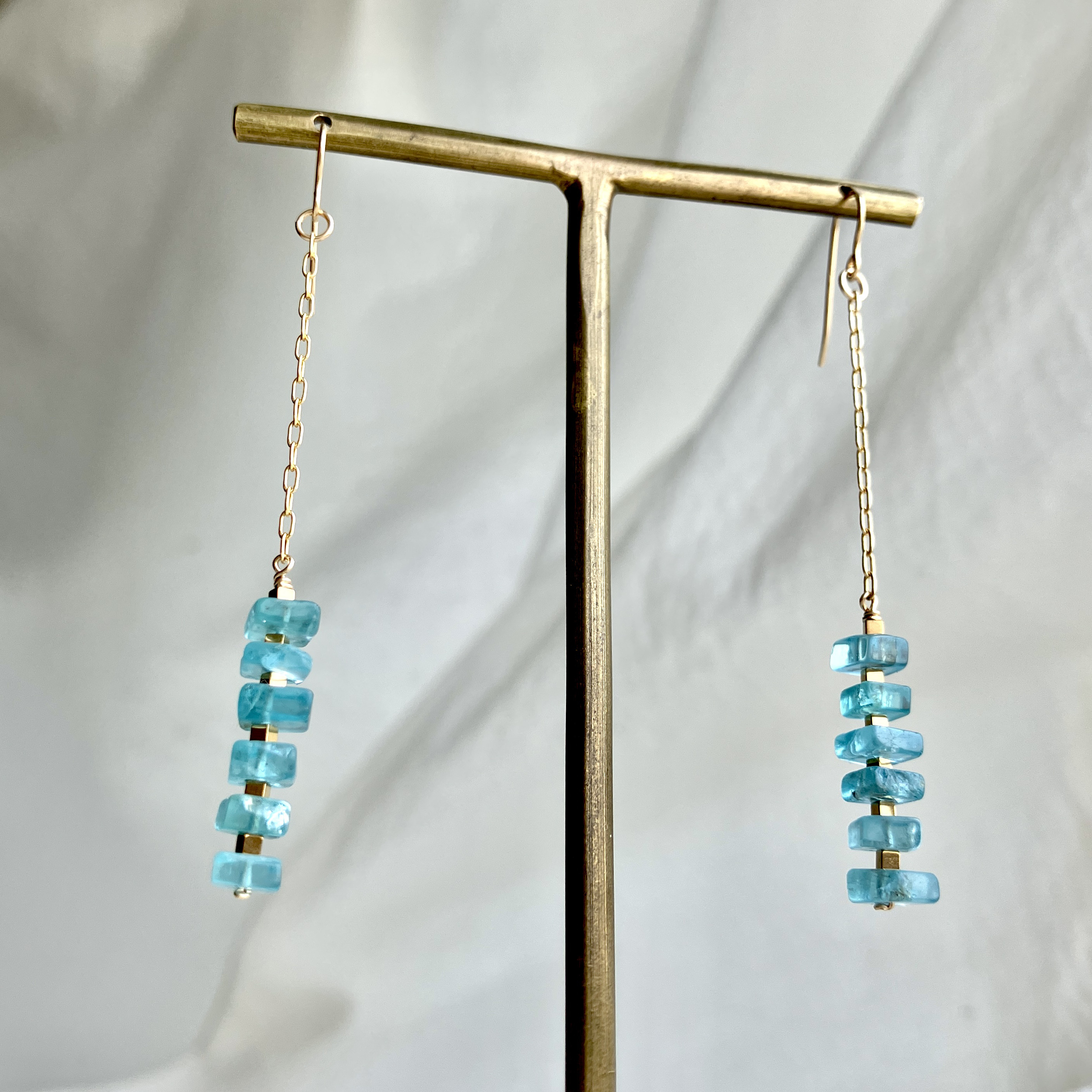 Hydrangea　紫陽花　K１４gfフックピアス　イヤリング等変更可